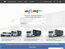 Tablet Screenshot of europeantransportation.com
